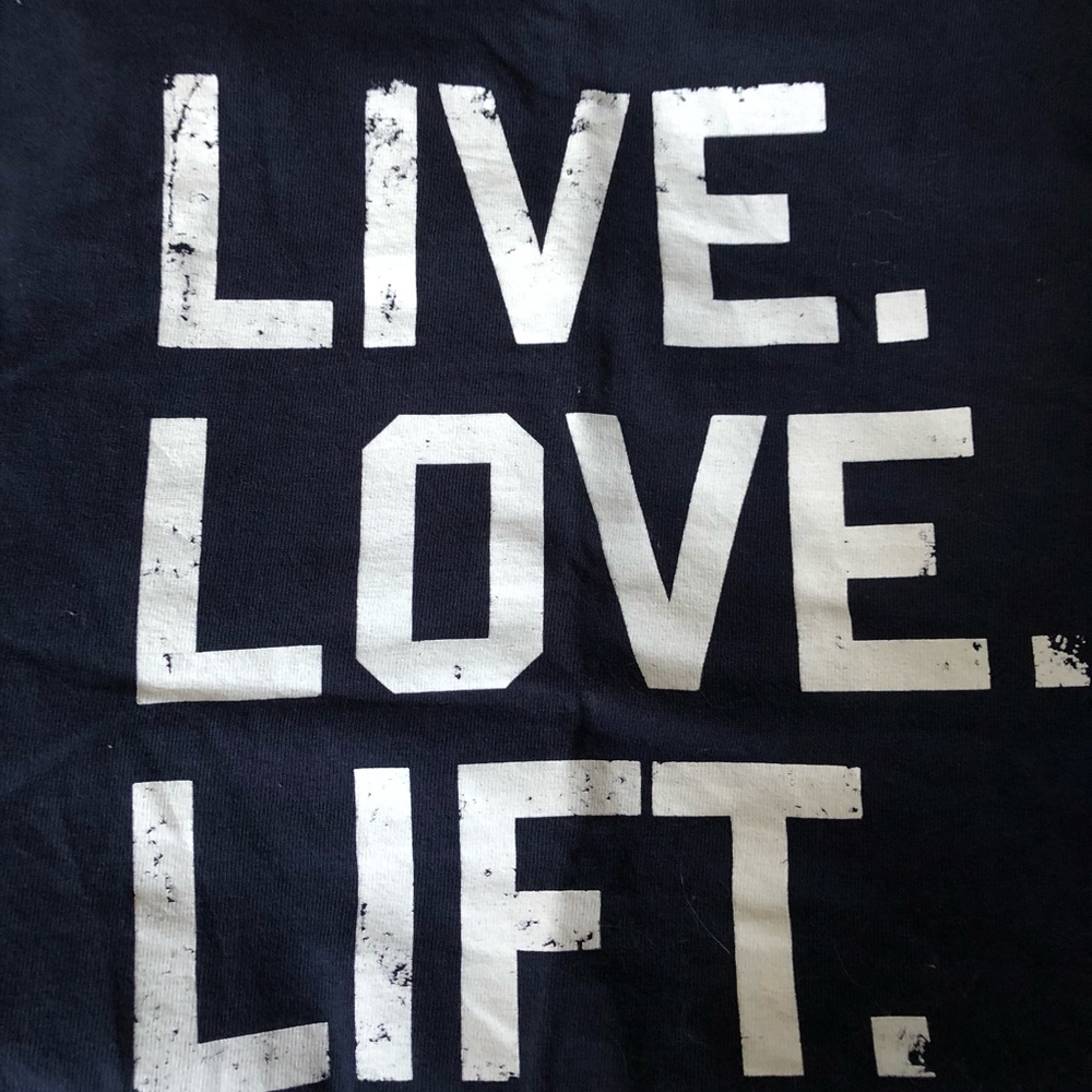 2 Pack Workout Finspo Shirts Sz Large